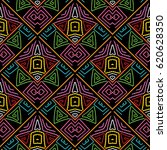 colorful tribal navajo vector... | Shutterstock .eps vector #620628350