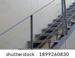 Outdoor Metal Stairway With...