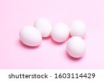 fresh white farm easter egg on... | Shutterstock . vector #1603114429