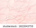 cream gel pink transparent... | Shutterstock . vector #1822043753
