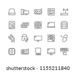 simple set of computer... | Shutterstock .eps vector #1155211840