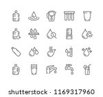 simple set of water related... | Shutterstock .eps vector #1169317960