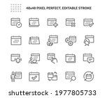 simple set of calendar related... | Shutterstock .eps vector #1977805733