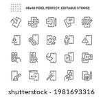 simple set of mobile apps... | Shutterstock .eps vector #1981693316