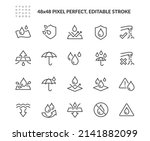 simple set of waterproof... | Shutterstock .eps vector #2141882099