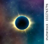 Astronomy Effect Solar Eclipse. ...