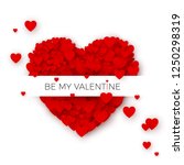 happy valentine s day greeting... | Shutterstock .eps vector #1250298319