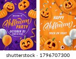 halloween lettering background  ... | Shutterstock .eps vector #1796707300