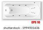 rectangular acrylic bathtub top ... | Shutterstock .eps vector #1994501636