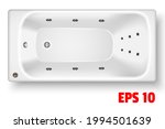 white rectangular acrylic... | Shutterstock .eps vector #1994501639