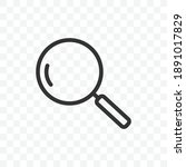 outline search icon vector... | Shutterstock .eps vector #1891017829