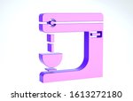 purple electric mixer icon... | Shutterstock . vector #1613272180