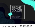 bright colors banner design... | Shutterstock .eps vector #1595638093