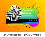 dynamic banner template with... | Shutterstock .eps vector #1971079856