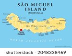 sao miguel island  azores ... | Shutterstock .eps vector #2048338469