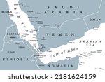 Gulf Of Aden Area  Gray...