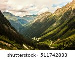 Silvretta High Alpine Road serpentine