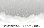 realistic bath foam with... | Shutterstock .eps vector #1477431053