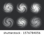 hurricane swirls set isolated... | Shutterstock .eps vector #1576784056