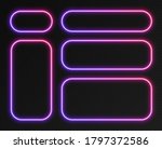 neon gradient frames set ... | Shutterstock .eps vector #1797372586