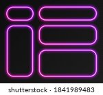 neon gradient frames set ... | Shutterstock .eps vector #1841989483