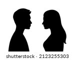 vector simple silhouettes or...