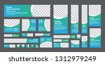 set of web banner of standard... | Shutterstock .eps vector #1312979249