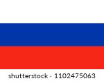 russian flag. flag of russia.... | Shutterstock .eps vector #1102475063