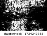 grunge black and white texture. ... | Shutterstock .eps vector #1724243953
