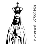 Our Lady Of Fatima Vector...