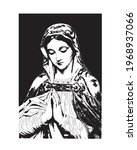 Virgin Mary Illustration Our...