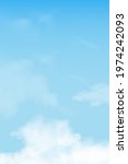 blue sky with altostratus... | Shutterstock .eps vector #1974242093