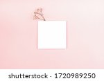 empty white paper blank on... | Shutterstock . vector #1720989250