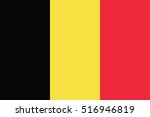 vector belgium flag  belgium... | Shutterstock .eps vector #516946819
