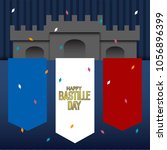 bastille day illustration | Shutterstock .eps vector #1056896399