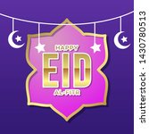 happy eid al fitr public... | Shutterstock .eps vector #1430780513