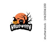 halloween party festival logo... | Shutterstock .eps vector #1462036100