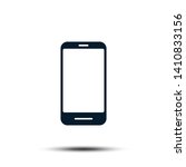 smartphone icon vector logo... | Shutterstock .eps vector #1410833156