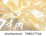 abstract gold background with... | Shutterstock . vector #748017766