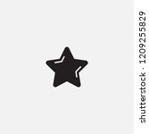star icon template design | Shutterstock .eps vector #1209255829