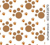 vector seamless pattern with... | Shutterstock .eps vector #601631870