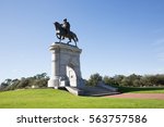 Statue of Sam Houston in Hermann Park, Houston, Texas