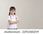 Asian girl wearing doctor...