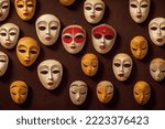 Carnival or theatrical masks...