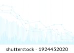 blue stock market or financial... | Shutterstock .eps vector #1924452020