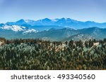 Sierra Nevada Mountain Range In ...