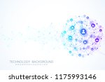 internet connection background  ... | Shutterstock .eps vector #1175993146