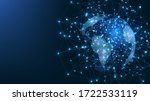 global network connection... | Shutterstock .eps vector #1722533119