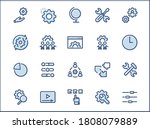 set of settings and setup... | Shutterstock .eps vector #1808079889