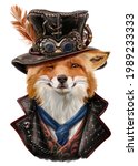 Sly Fox In Steampunk Clothes....